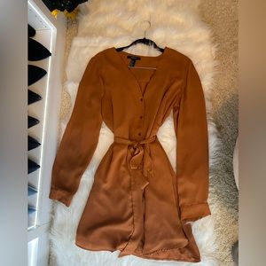 Button down shirt dress